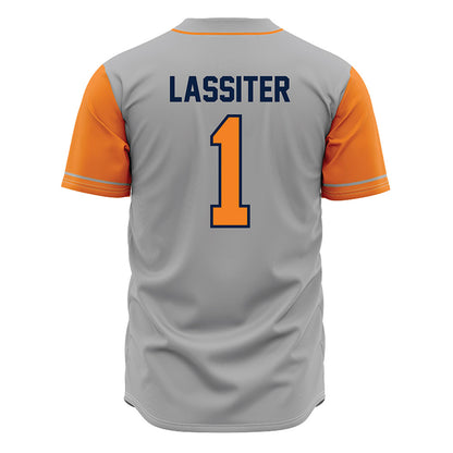 UTEP - NCAA Softball : Paige Lassiter - Grey Jersey-1