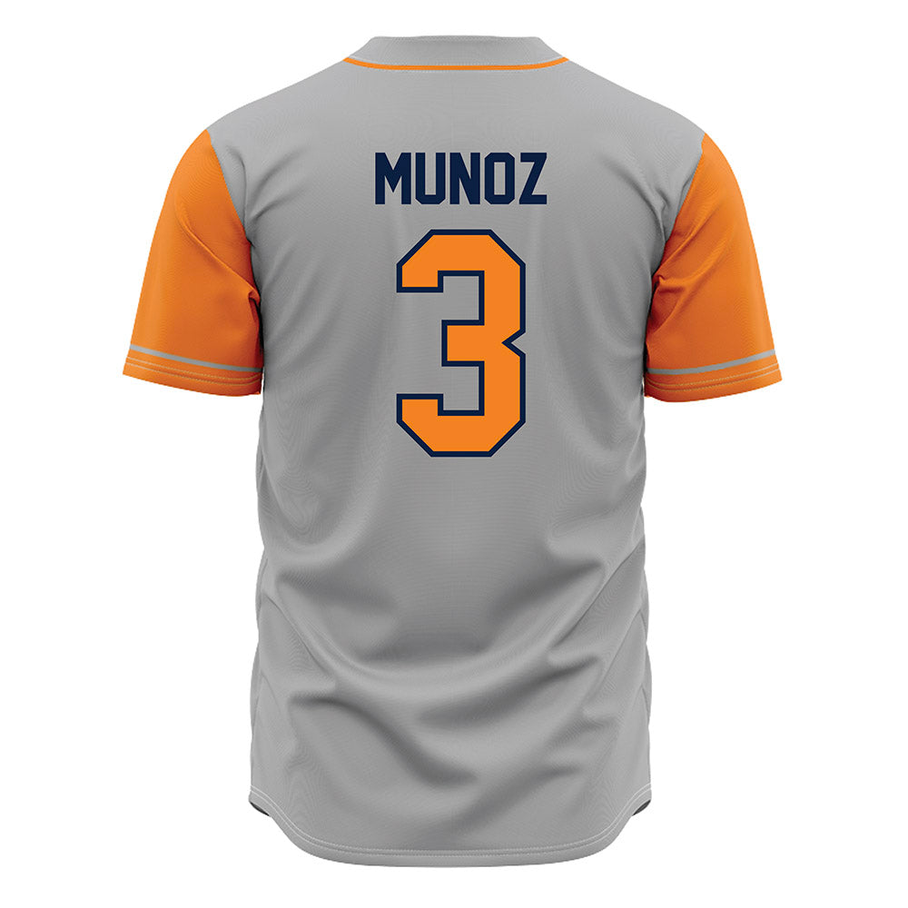 UTEP - NCAA Softball : Iliana Mu�oz - Grey Jersey-1