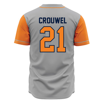 UTEP - NCAA Softball : Marijn Crouwel - Grey Jersey-1