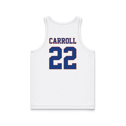 Florida - NCAA Women's Lacrosse : Madison Carroll - White Basketball Jersey-1