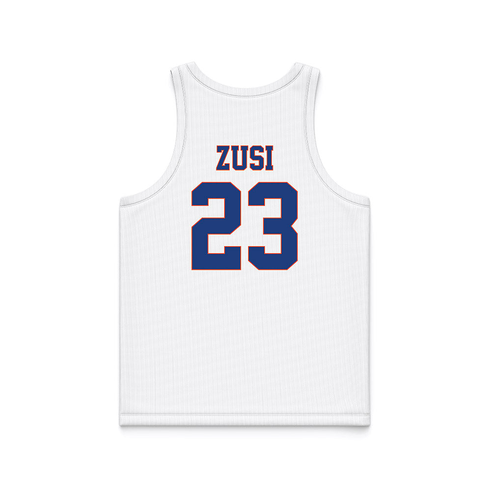 Florida - NCAA Women's Lacrosse : Riley Zusi - White Basketball Jersey