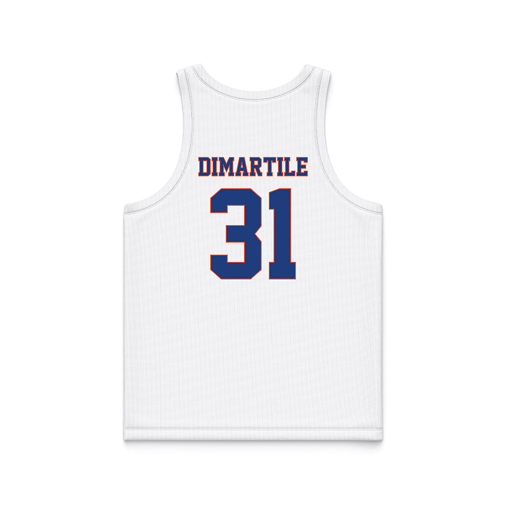 Florida - NCAA Women's Lacrosse : Anna DiMartile - White Basketball Jersey-1