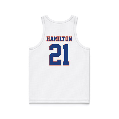 Florida - NCAA Women's Lacrosse : Clark Hamilton - White Basketball Jersey