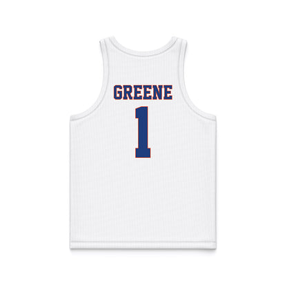 Florida - NCAA Women's Lacrosse : Gabby Greene - White Basketball Jersey