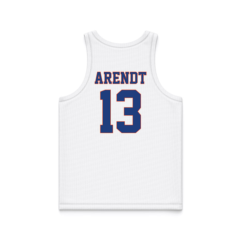 Florida - NCAA Women's Lacrosse : Maureen Arendt - White Basketball Jersey