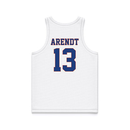 Florida - NCAA Women's Lacrosse : Maureen Arendt - White Basketball Jersey