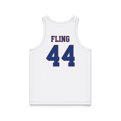 Florida - NCAA Women's Lacrosse : Allison Fling - White Basketball Jersey-1
