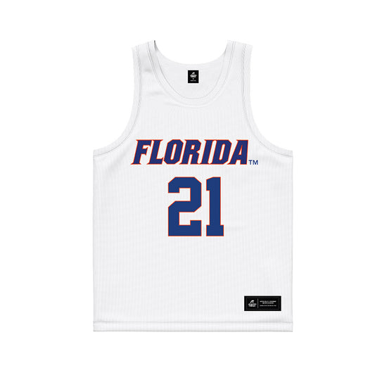 Florida - NCAA Women's Lacrosse : Clark Hamilton - White Basketball Jersey