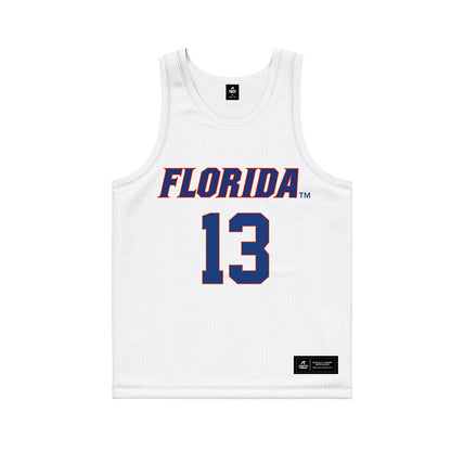 Florida - NCAA Women's Lacrosse : Maureen Arendt - White Basketball Jersey