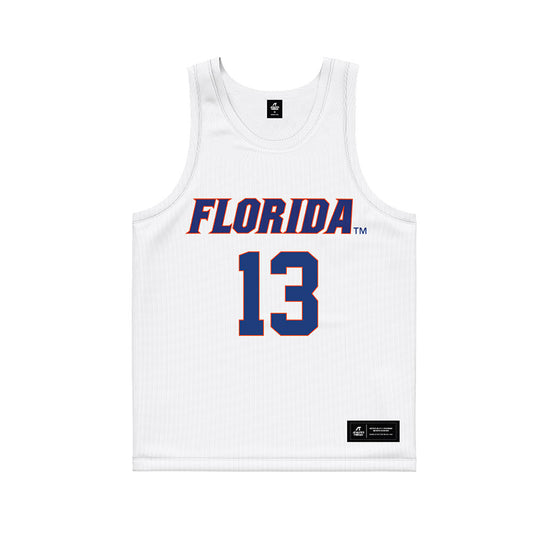 Florida - NCAA Women's Lacrosse : Maureen Arendt - White Basketball Jersey