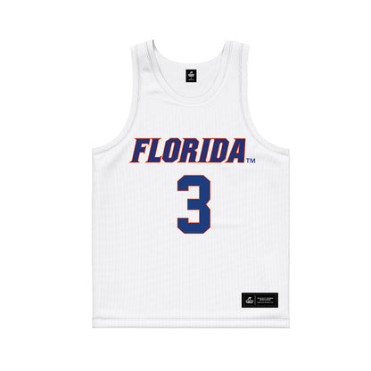 Florida - NCAA Women's Lacrosse : Autumn Blair - White Basketball Jersey-0