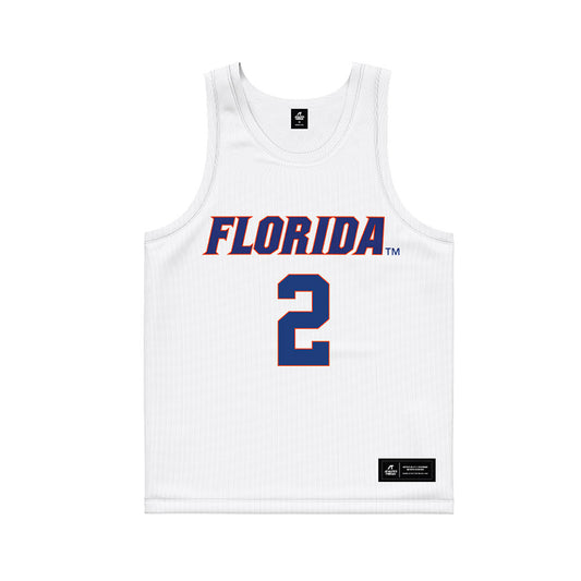 Florida - NCAA Women's Lacrosse : Sophia Cardella - White Basketball Jersey