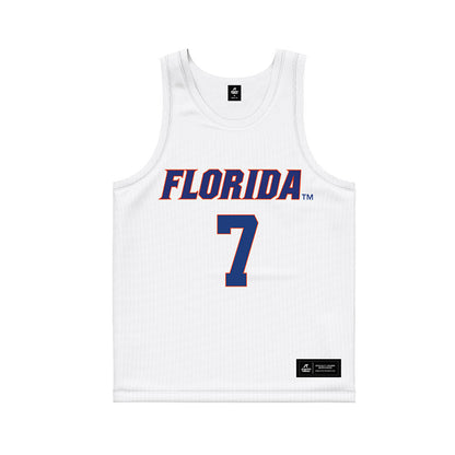 Florida - NCAA Women's Lacrosse : Molly Doran - White Basketball Jersey-0