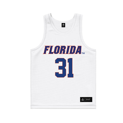 Florida - NCAA Women's Lacrosse : Anna DiMartile - White Basketball Jersey-0