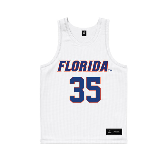 Florida - NCAA Women's Lacrosse : Maya Soskin - White Basketball Jersey-0