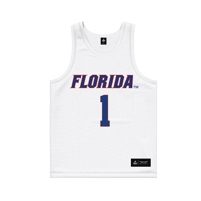 Florida - NCAA Women's Lacrosse : Gabby Greene - White Basketball Jersey