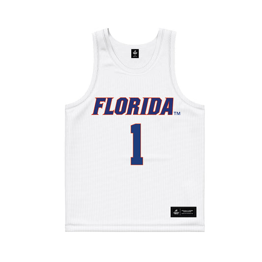 Florida - NCAA Women's Lacrosse : Gabby Greene - White Basketball Jersey