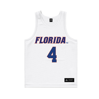 Florida - NCAA Women's Lacrosse : Kennedy Richardson - White Basketball Jersey-0