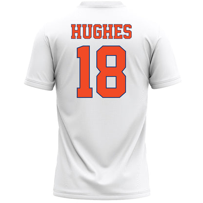 Florida - NCAA Women's Lacrosse : Samantha Hughes - White Lacrosse Jersey