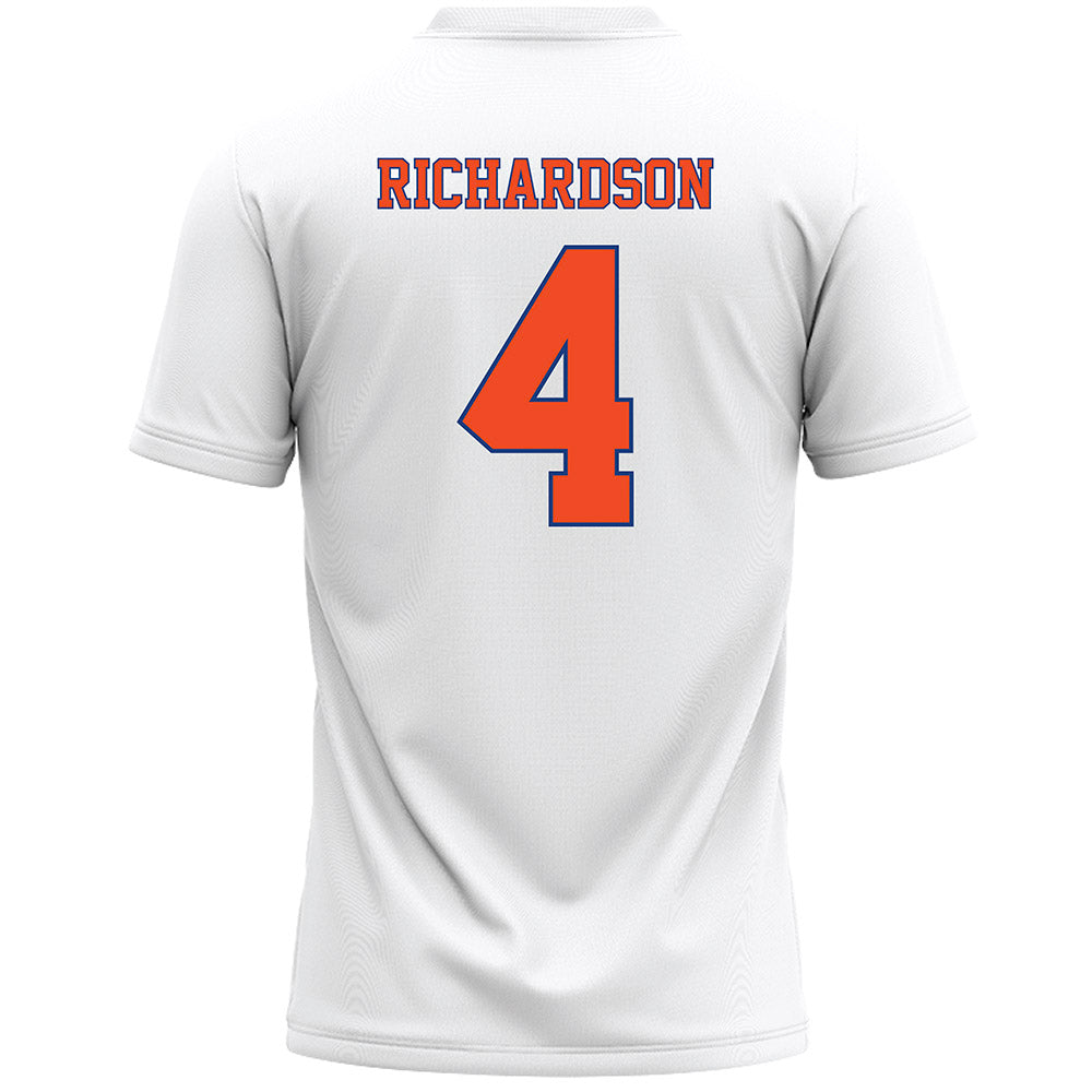 Florida - NCAA Women's Lacrosse : Kennedy Richardson - White Lacrosse Jersey -1