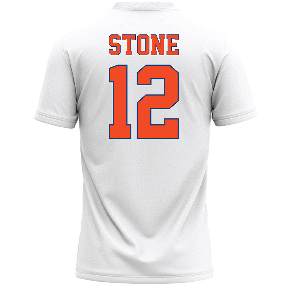 Florida - NCAA Women's Lacrosse : Alexa Stone - White Lacrosse Jersey -1