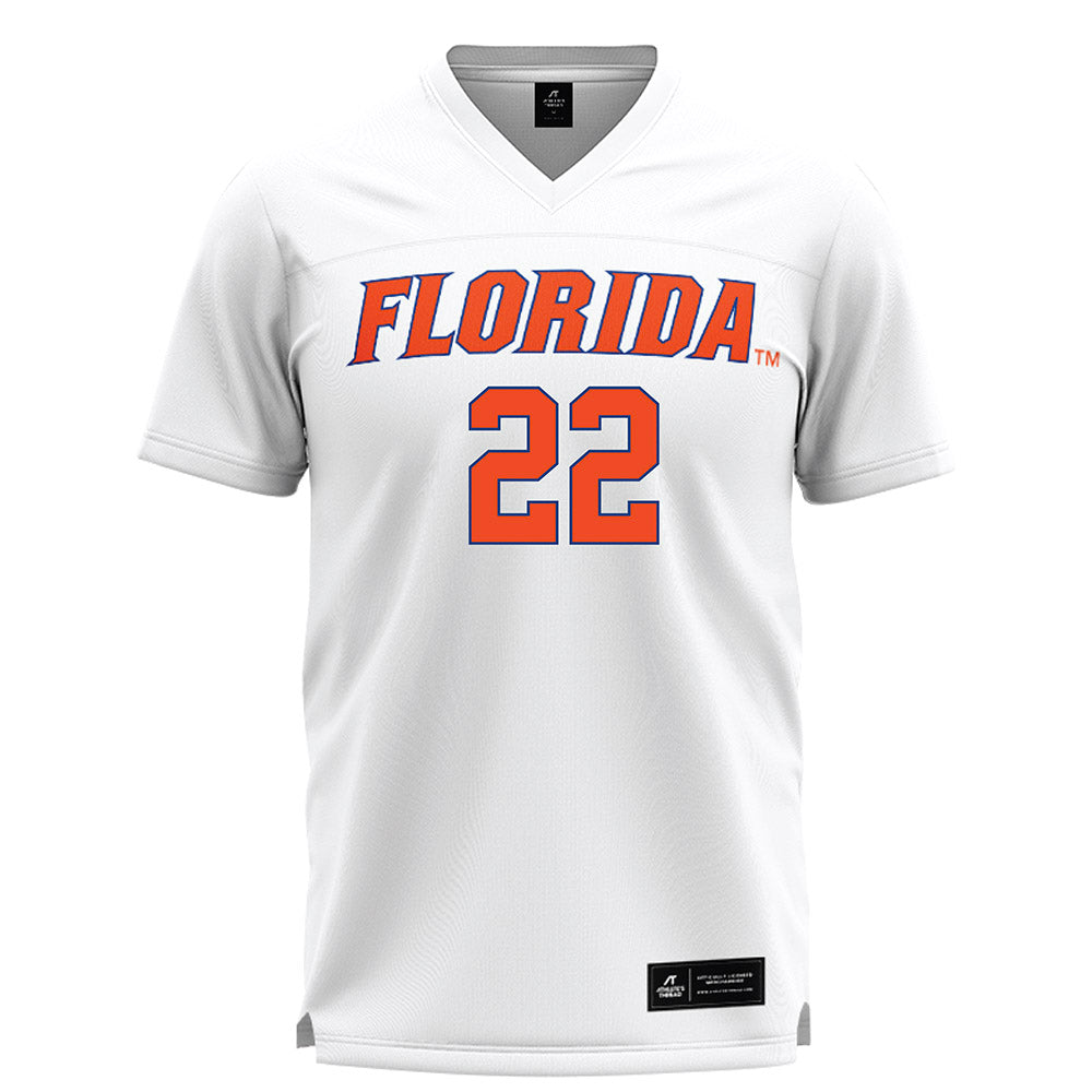 Florida - NCAA Women's Lacrosse : Madison Carroll - White Lacrosse Jersey -0