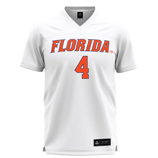 Florida - NCAA Women's Lacrosse : Kennedy Richardson - White Lacrosse Jersey -0