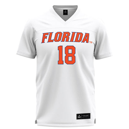 Florida - NCAA Women's Lacrosse : Samantha Hughes - White Lacrosse Jersey