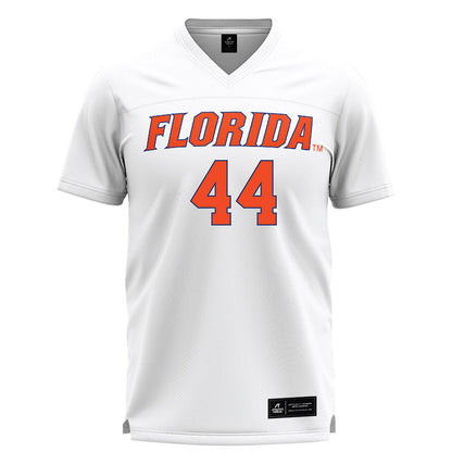 Florida - NCAA Women's Lacrosse : Allison Fling - White Lacrosse Jersey -0