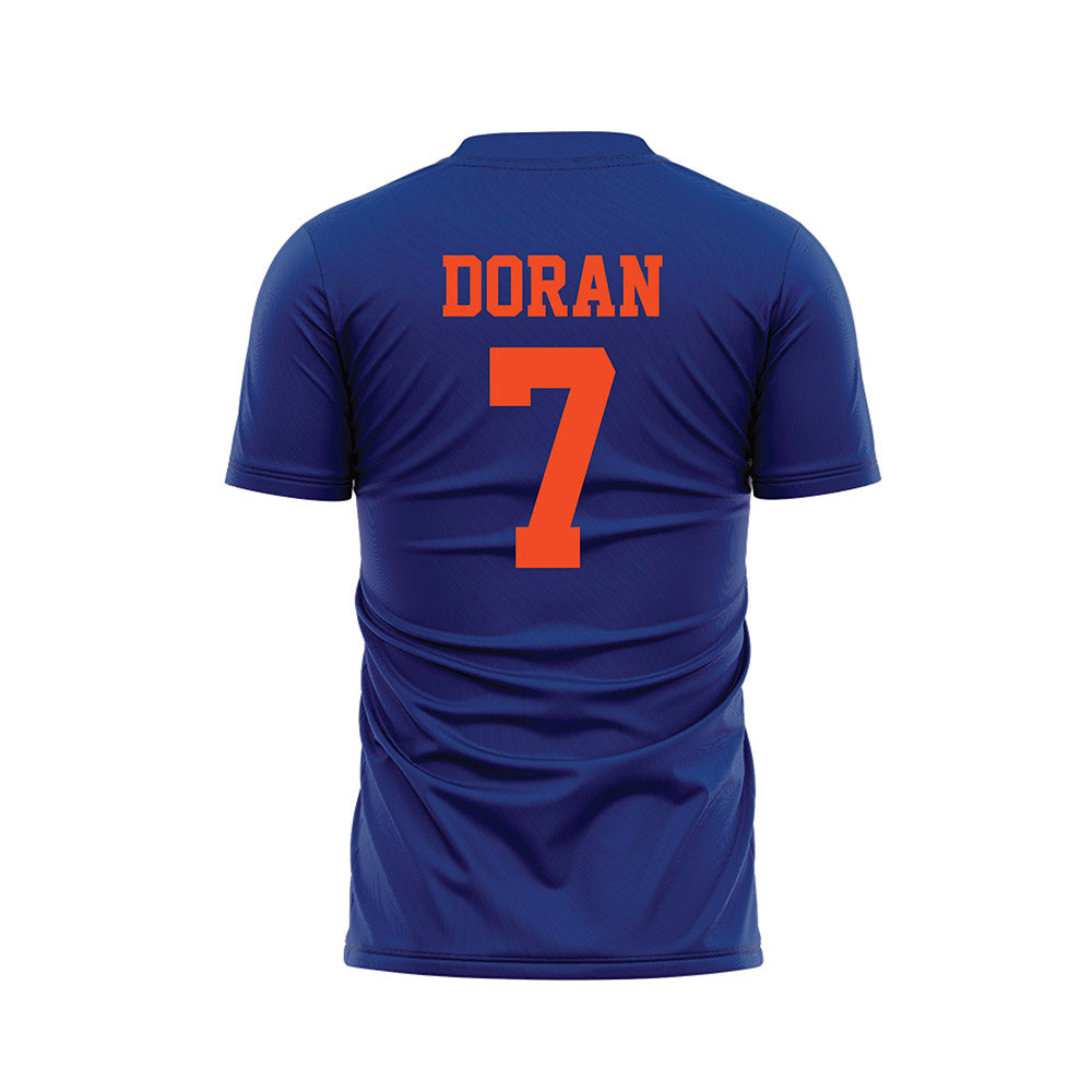 Florida - NCAA Women's Lacrosse : Molly Doran - Blue Soccer Jersey-1