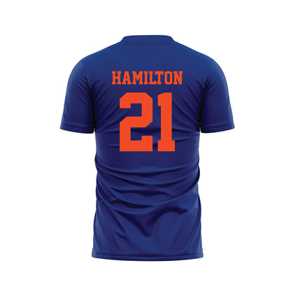 Florida - NCAA Women's Lacrosse : Clark Hamilton - Blue Soccer Jersey