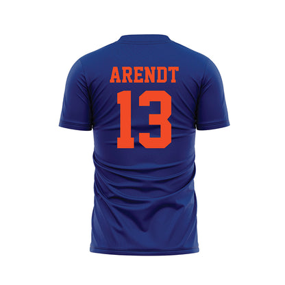 Florida - NCAA Women's Lacrosse : Maureen Arendt - Blue Soccer Jersey