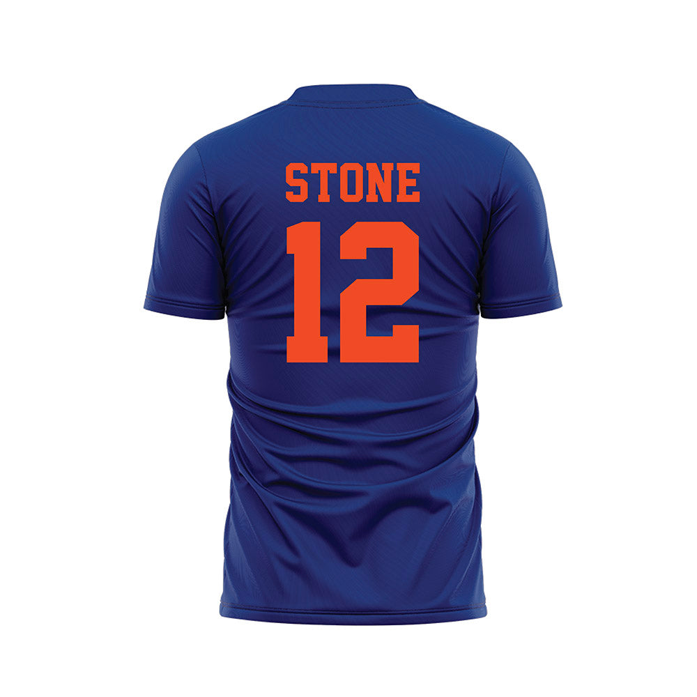 Florida - NCAA Women's Lacrosse : Alexa Stone - Blue Soccer Jersey-1