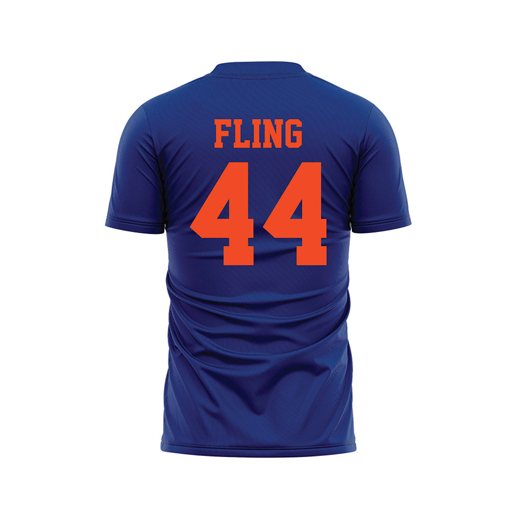 Florida - NCAA Women's Lacrosse : Allison Fling - Blue Soccer Jersey-1