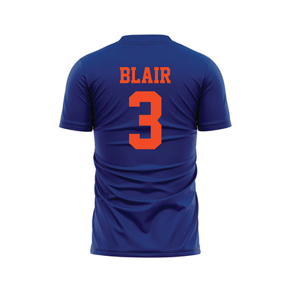 Florida - NCAA Women's Lacrosse : Autumn Blair - Blue Soccer Jersey-1