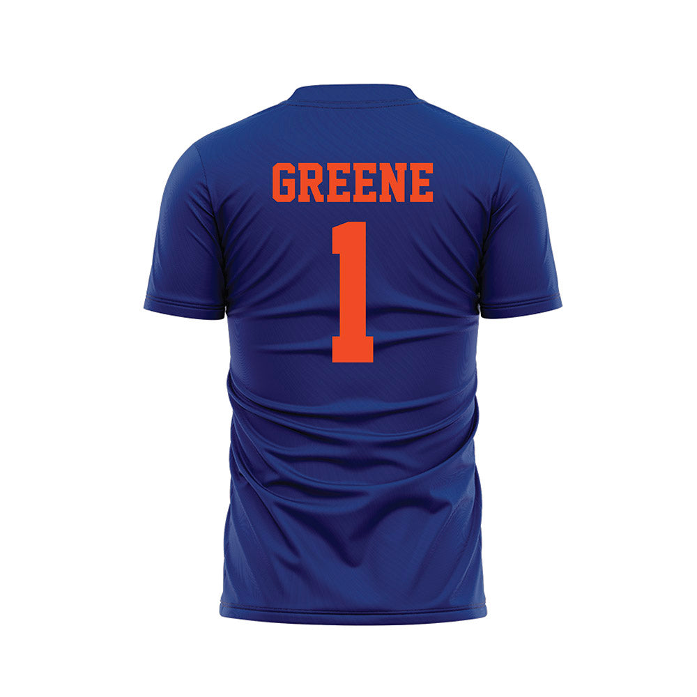 Florida - NCAA Women's Lacrosse : Gabby Greene - Blue Soccer Jersey