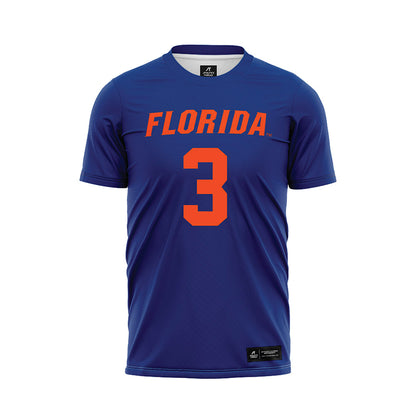 Florida - NCAA Women's Lacrosse : Autumn Blair - Blue Soccer Jersey-0