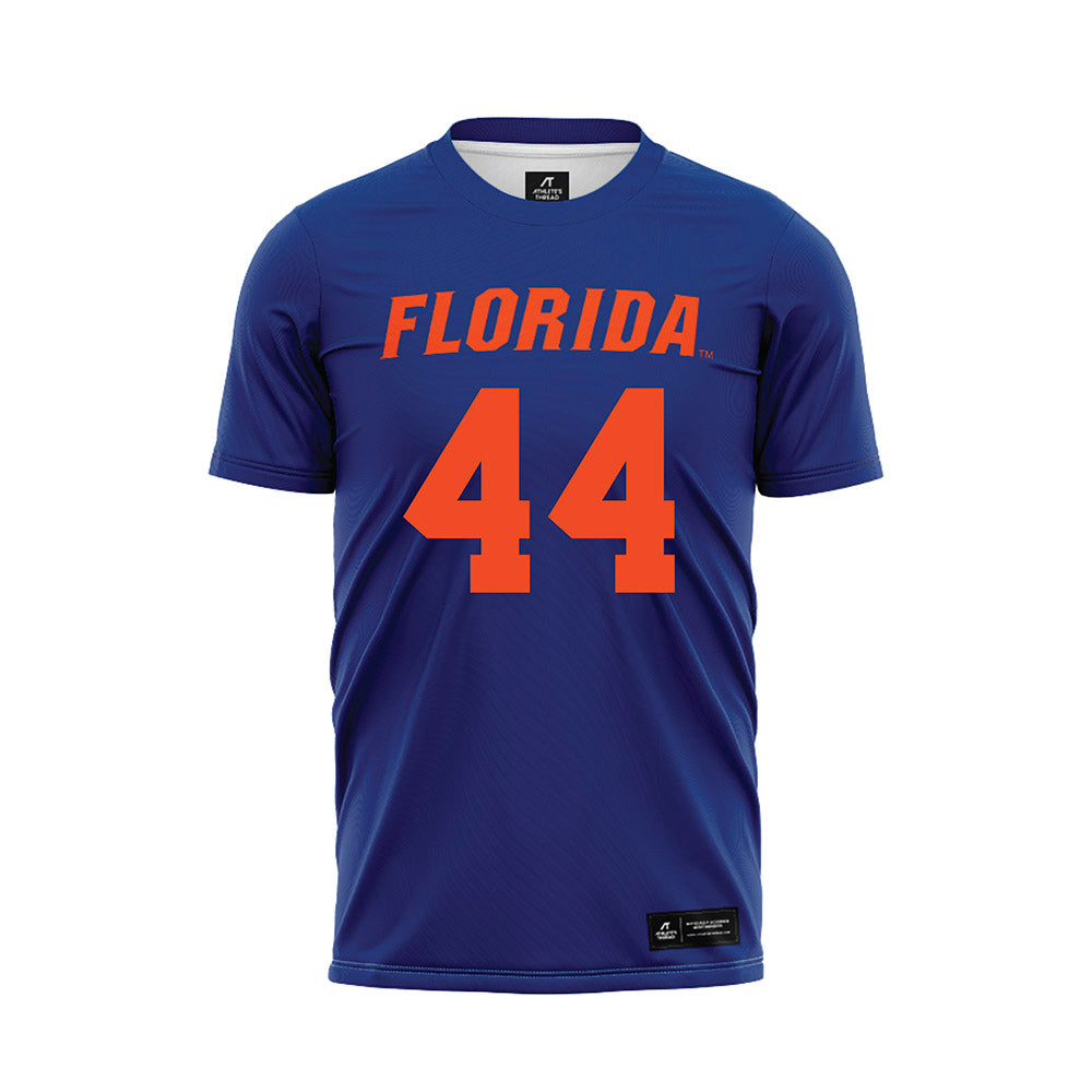 Florida - NCAA Women's Lacrosse : Allison Fling - Blue Soccer Jersey-0