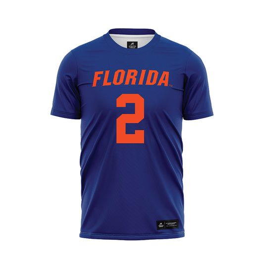 Florida - NCAA Women's Lacrosse : Sophia Cardella - Blue Soccer Jersey