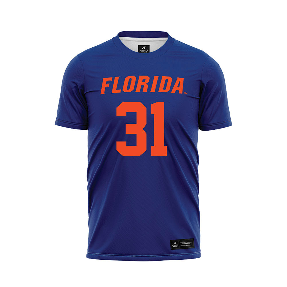 Florida - NCAA Women's Lacrosse : Anna DiMartile - Blue Soccer Jersey-0