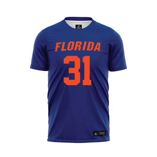Florida - NCAA Women's Lacrosse : Anna DiMartile - Blue Soccer Jersey-0