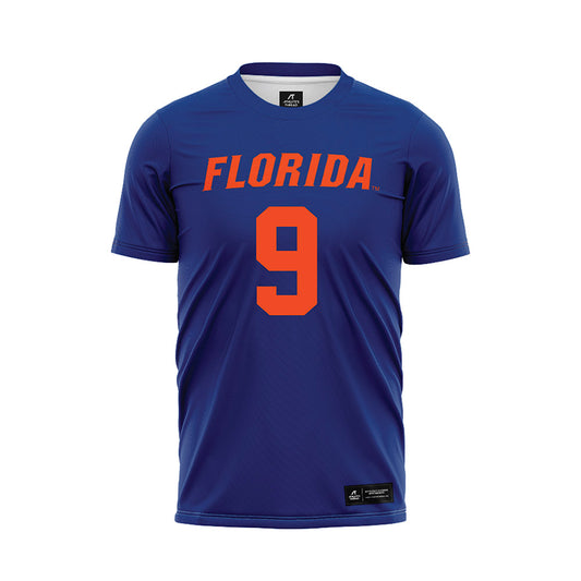 Florida - NCAA Women's Lacrosse : Ryann Frechette - Blue Soccer Jersey