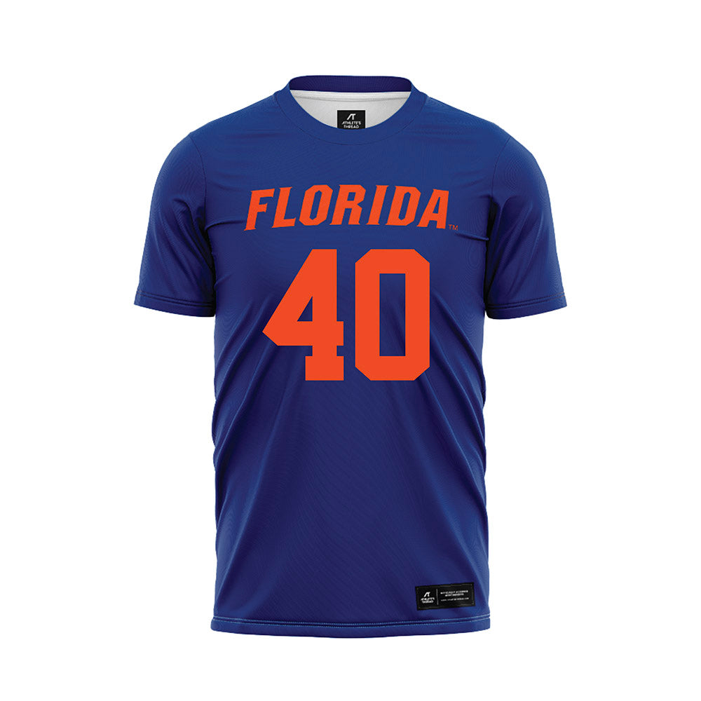 Florida - NCAA Women's Lacrosse : Colleen Ryan - Blue Soccer Jersey-0