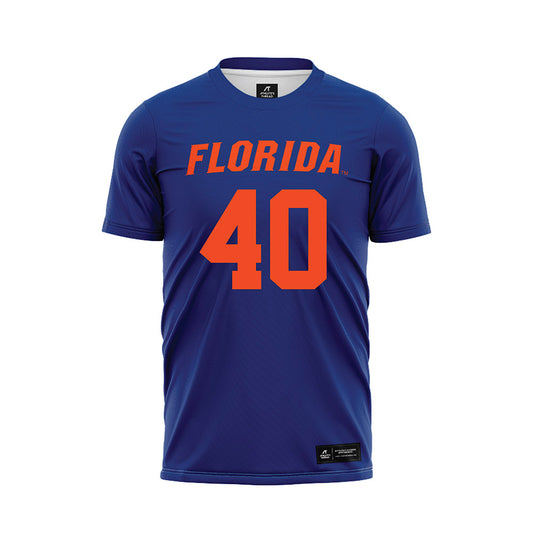 Florida - NCAA Women's Lacrosse : Colleen Ryan - Blue Soccer Jersey-0