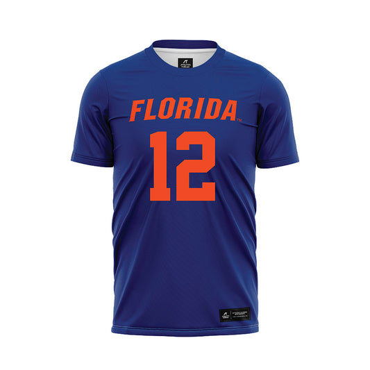 Florida - NCAA Women's Lacrosse : Alexa Stone - Blue Soccer Jersey-0