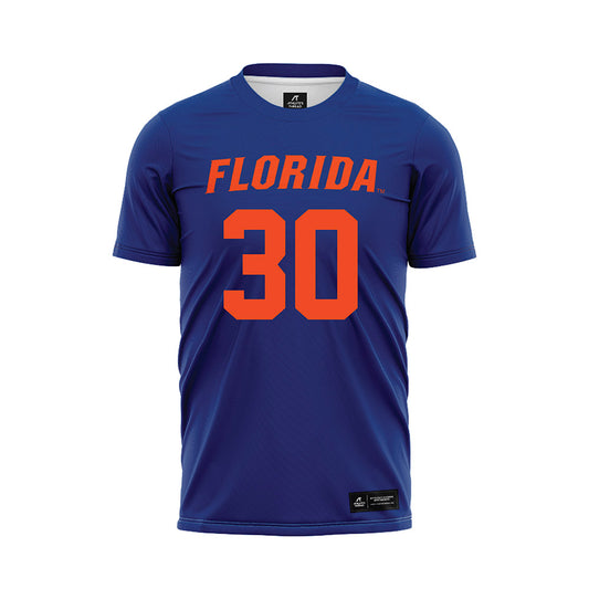 Florida - NCAA Women's Lacrosse : Carly Wilson - Blue Soccer Jersey-0