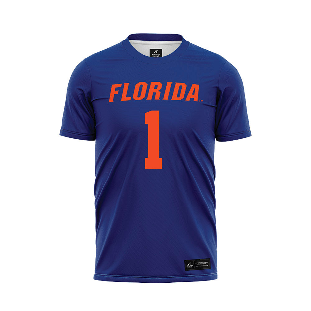 Florida - NCAA Women's Lacrosse : Gabby Greene - Blue Soccer Jersey