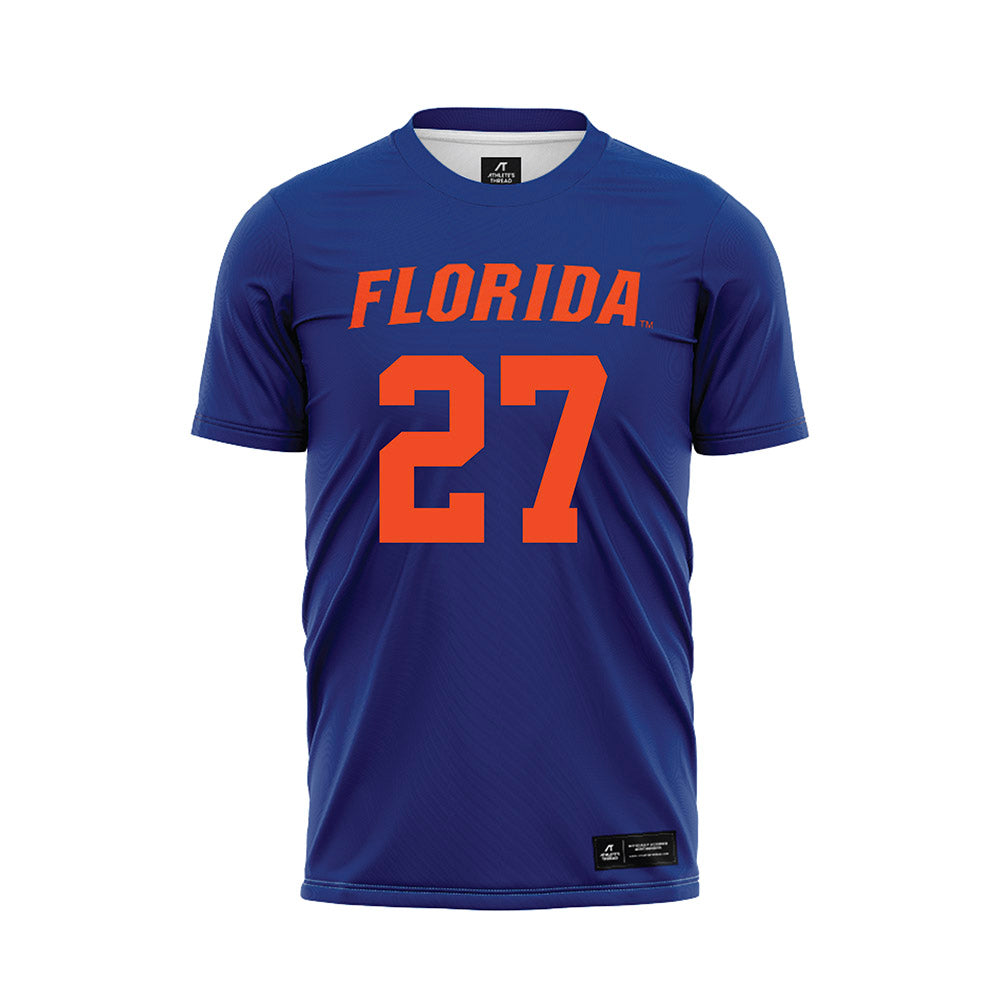 Florida - NCAA Women's Lacrosse : Gianna Monaco - Blue Soccer Jersey-0