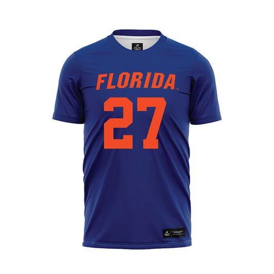 Florida - NCAA Women's Lacrosse : Gianna Monaco - Blue Soccer Jersey-0