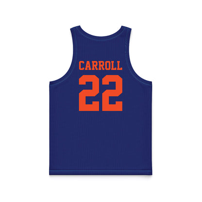 Florida - NCAA Women's Lacrosse : Madison Carroll - Blue Basketball Jersey-1